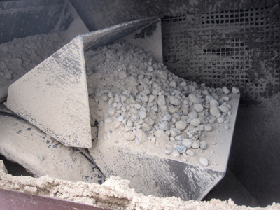 Belt Type Bucket Elevator conveying limestone