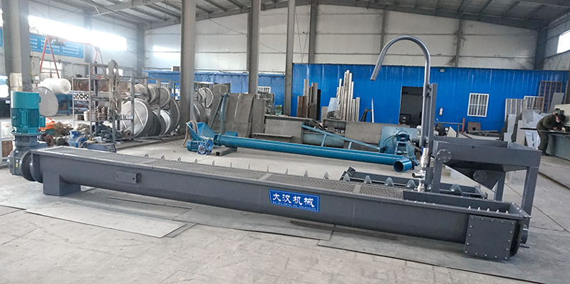 Function of cooling screw conveyor