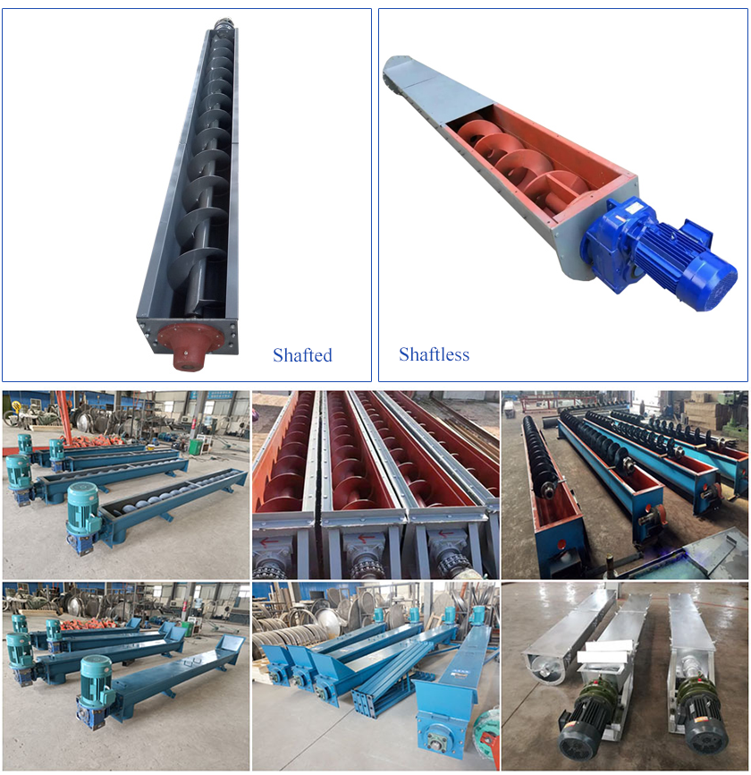 type of u-shaped screw conveyor