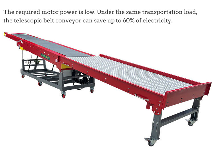 Telescopic belt conveyor