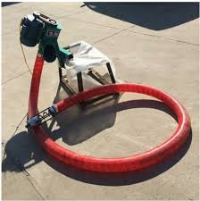 Portable grain suction machine for barley