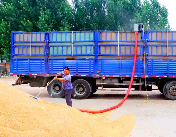 Portable Vehicle Mounted Flexible Screw Conveyor