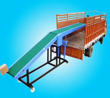 Truck Loading Roller Belt Conveyor 